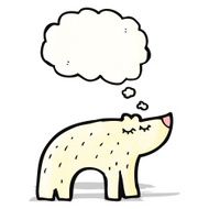 cute cartoon polar bear N3