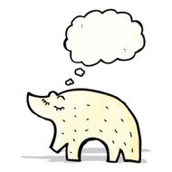 Cartoon Polar Bear N38