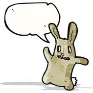 cartoon spooky rabbit N4