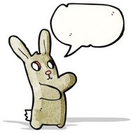 cartoon spooky rabbit N5