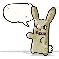 cartoon spooky rabbit N6