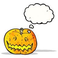 cartoon halloween pumpkin N8
