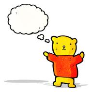 cute little teddy bear cartoon