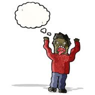cartoon terrified man N23