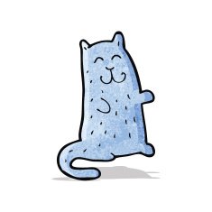 funny cartoon cat N14