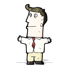 cartoon office man N2