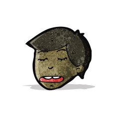 cartoon boy's face