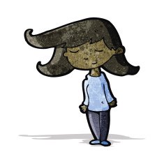 cartoon prettty girl N2