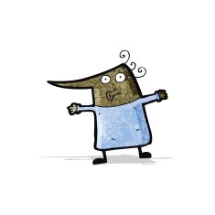cartoon little old woman