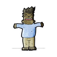cartoon man with open arms N2