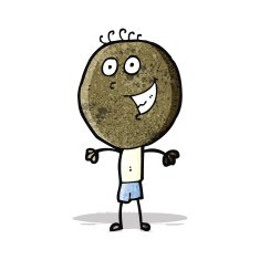 cartoon happy doodle man N6