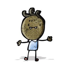 cartoon happy doodle man N8