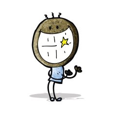 cartoon happy doodle man N9