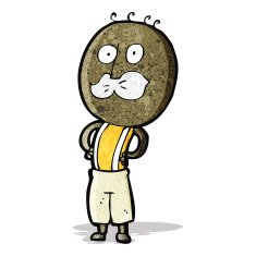 cartoon mustache man N10