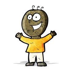 cartoon happy man N11