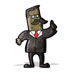 Cartoon Businessman N21
