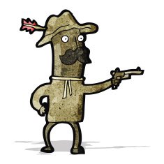 Cartoon Cowboy N12