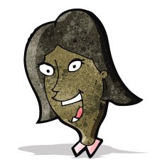 cartoon happy woman N5