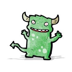 cartoon little devil N10