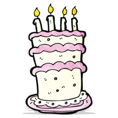 Cartoon Birthday Cake N36