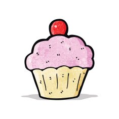 cartoon cup cake N6