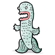 cartoon funny fish N3