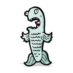cartoon funny fish N4