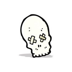 spooky skull symbol N2