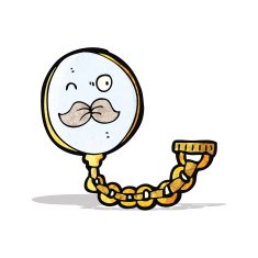 cartoon monocle
