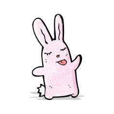 Cartoon little rabbit N2