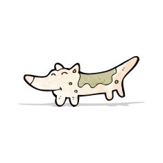 cartoon little dog N9