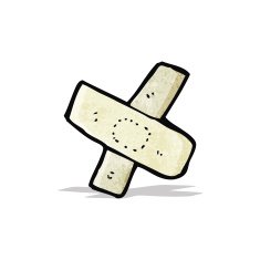 cartoon sticking plaster