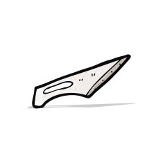 cartoon scalpel blade