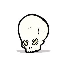 spooky skull symbol N3