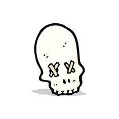 spooky skull symbol N4