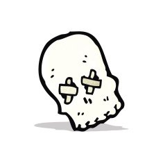 spooky skull symbol N5