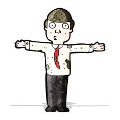 cartoon dirty businessman N2