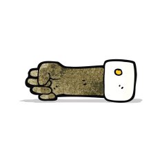 pointing hand cartoon symbol N2