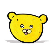 Teddy Bear Head Cartoon N3