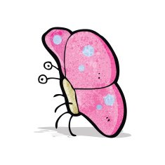 Cartoon Butterfly N24