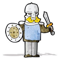 cartoon norse warrior