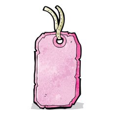 pinik luggage tag cartoon N2