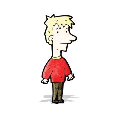 cartoon blond boy N3