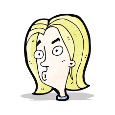 cartoon confused woman N24