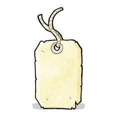 cartoon luggage tag N2