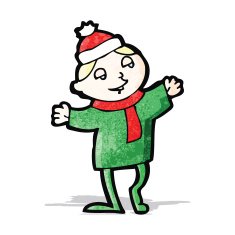 Cartoon Christmas Elf N29
