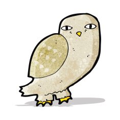 Cartoon Owl N41