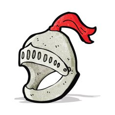 cartoon medieval helmet N3