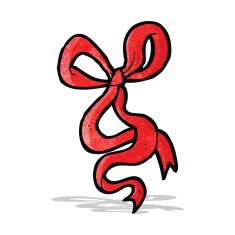 cartoon decorative bow N7