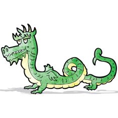 cartoon chinese dragon N3